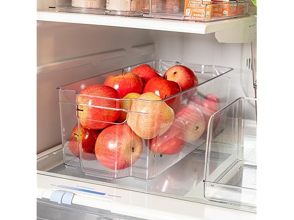 Smart Design Stackable Bin w/Handle