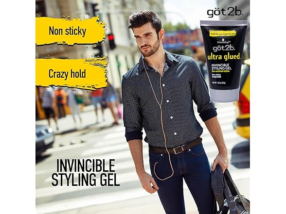 Got 2b Ultra Glued Styling Gel 1.25oz 3pk