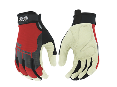$11.99 Gravel Gear 86223GG Hybrid Leather Gloves dealfomo