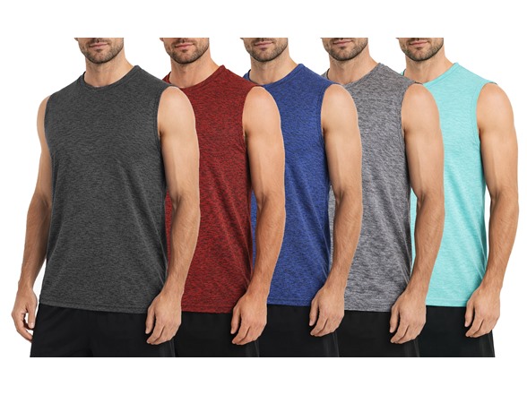 Mens Moisture Wicking Muscle Tee