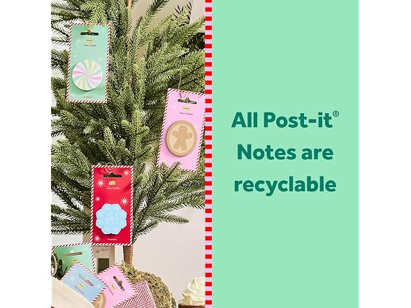Post-it Jingle Notes Hostess, Assorted