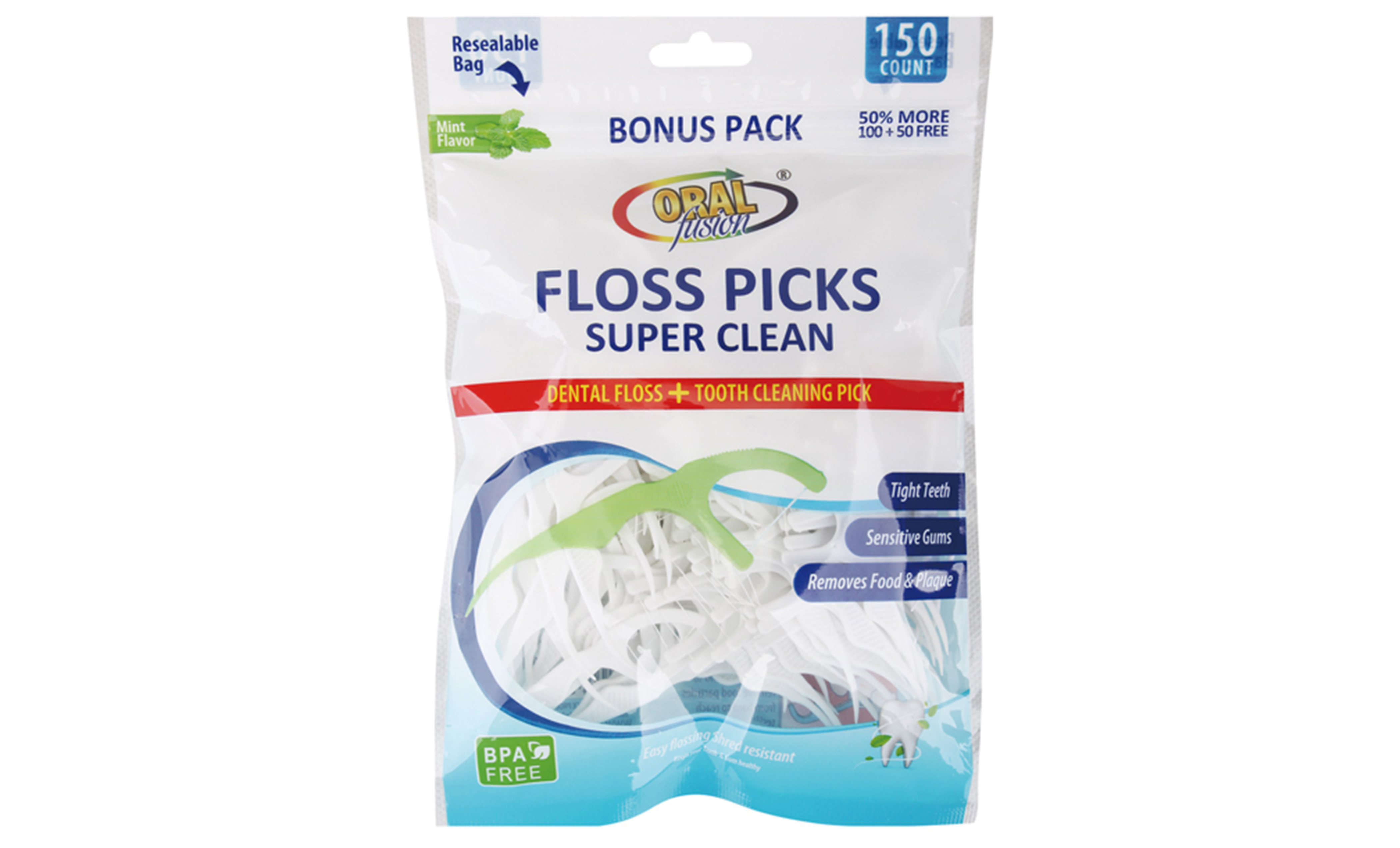 Multi Pack Super Clean Floss Picks - Gallery 10