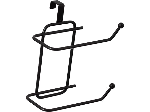 Basicwise 2-pcs Over-The-Side Tank Double Toilet Paper Holder