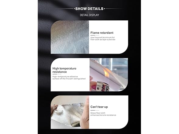 Ummickl Adhesive Backed Aluminized Fiber