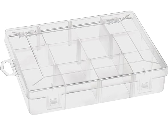 SouthBend Utility Box, 12-Compartment, Clear
