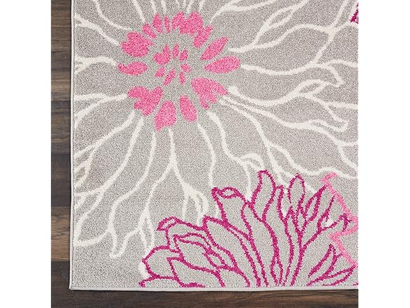 Nourison Home Passion Grey 5'3" x 7'3" Area Rug