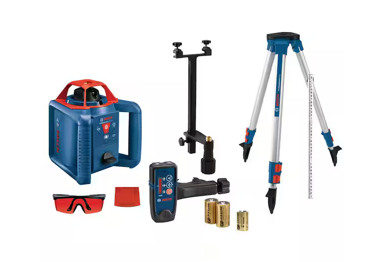 Bosch GRL800-20HVK 800ft Red Rotary Laser Level Kit - Gallery 6