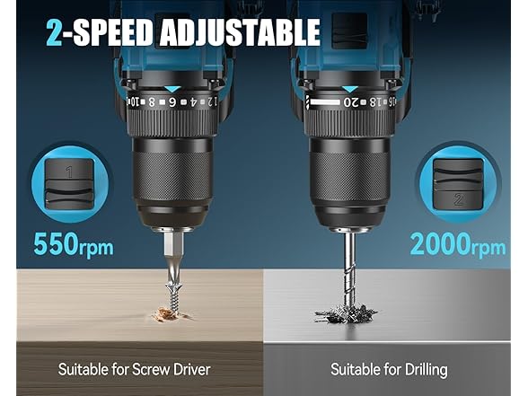 TILSWALL BD60 Cordless Drill Kit