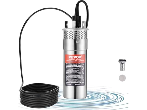 Solar Water Pump, 12V DC 120W Submersible Deep