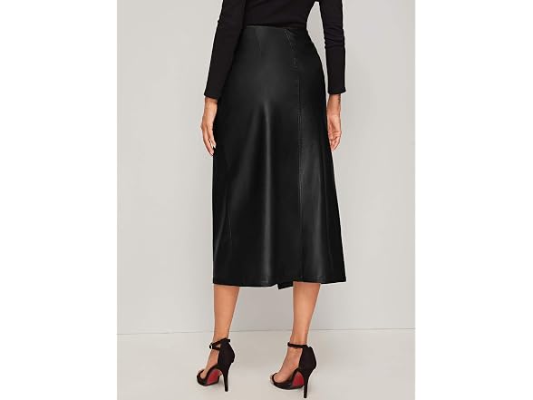 SweatyRocks Women (S) Elegant High Waist Tie Skirt