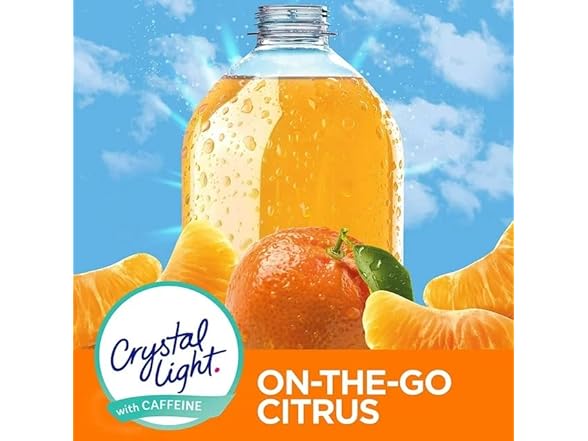 Crystal Light On The Go Splash, Citrus, 6PK