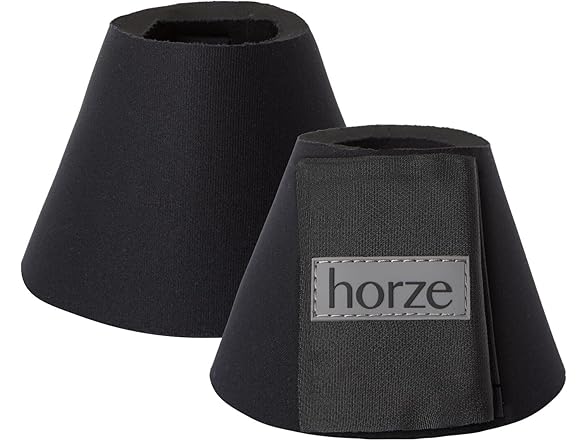 HORZE ProBell Horse Bells, Black, XL