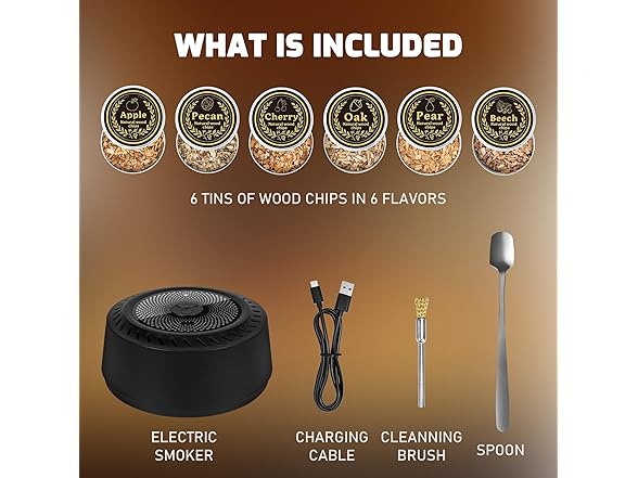 Electric Whiskey Smoker Kit