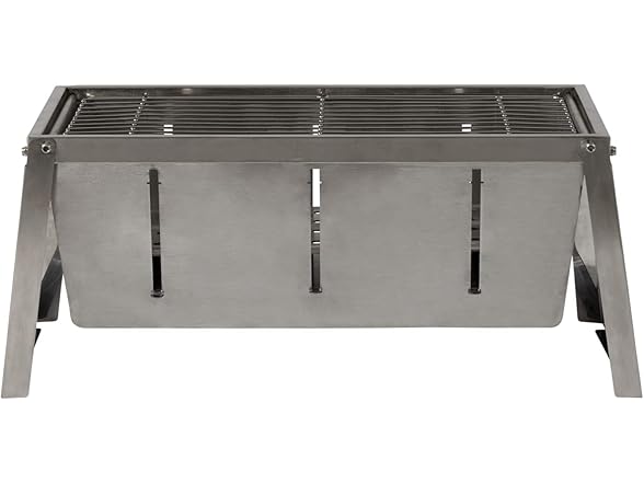 Fire Sense Stainless Steel Foldaway Charcoal Grill
