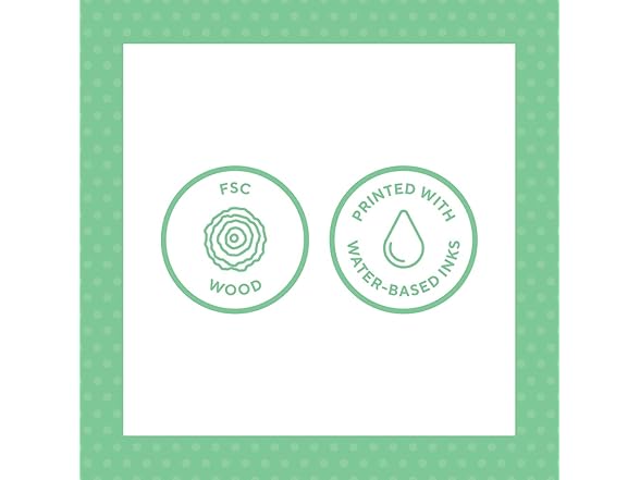 Petit Collage Wooden Bunny Baby Rattle