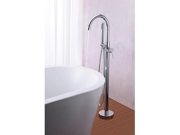 ANZZI Coral Series 2 Handle Floor Mount Freestandi