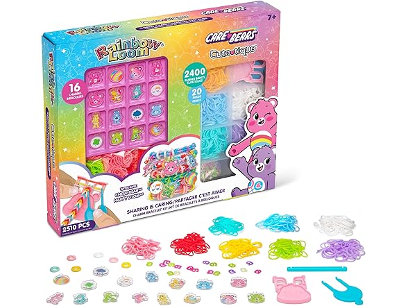 Rainbow Loom: Care Bears Rubber Band Bracelet Kit