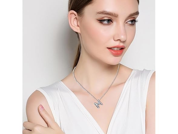 LLYONE Balloon Initial Necklaces