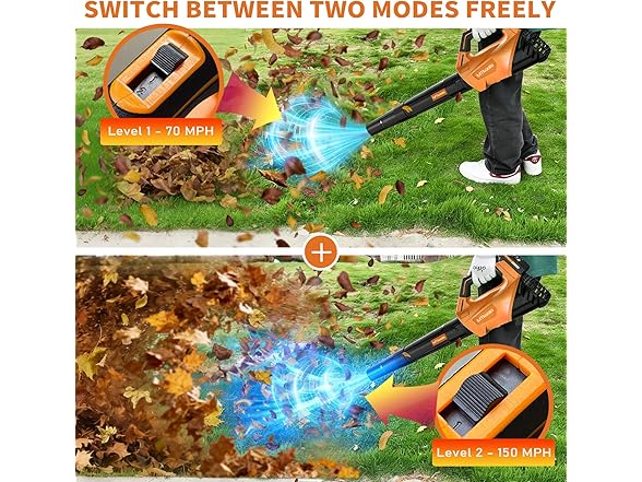 Lightweight Electric Leaf Blower