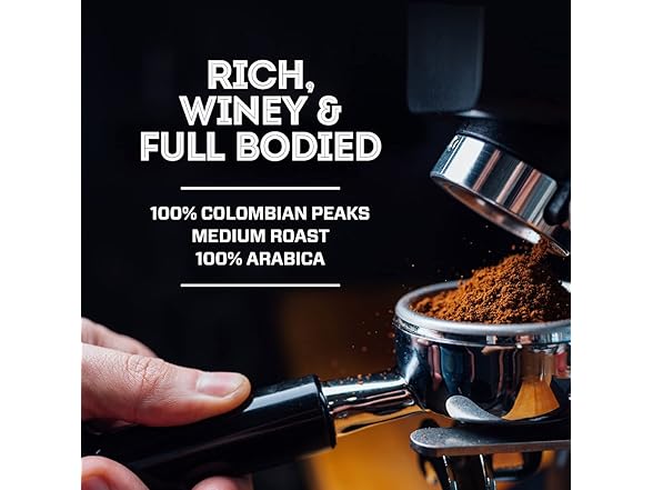 Eight O'Clock Coffee 100% Colombian Peaks Whole Bean