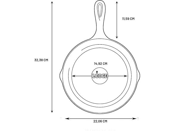 Lodge Cast Iron, 8-Inch