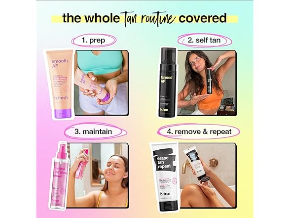 b.tan Dark Self Tanner Mousse