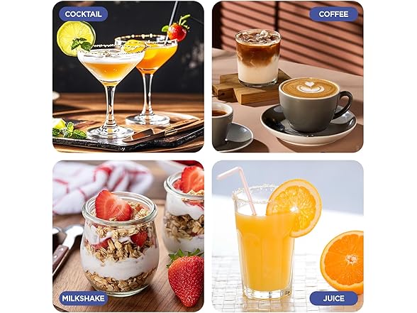 Olympia Tools Vacuum Insulated Stainless Steel Martini Glass, Set of 4