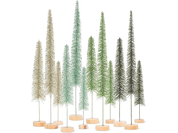 Abbott Collection Medium Skinny Glitter Brush Tree