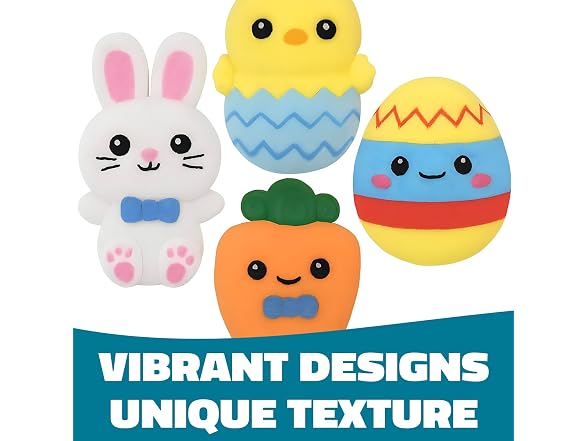 Easter Growing Characters, 12-Count Display