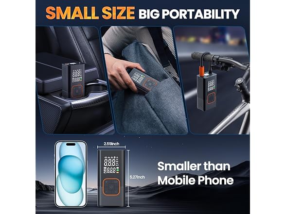 Tire Inflator Portable Air Compressor