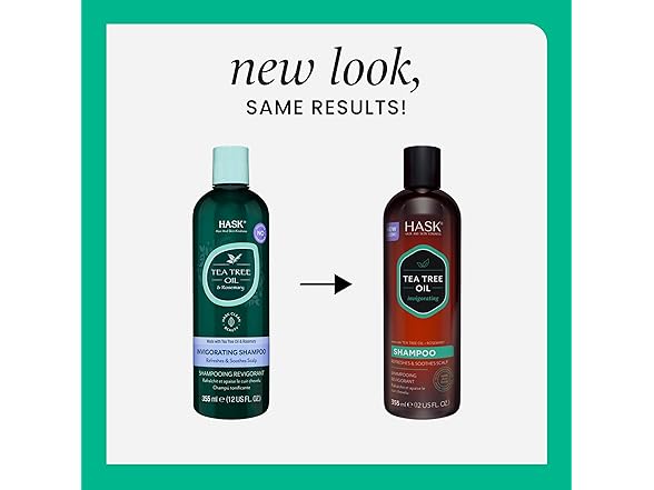 HASK Tea Tree & Rosemary Oil Scalp Care Shampoo - 12 fl oz