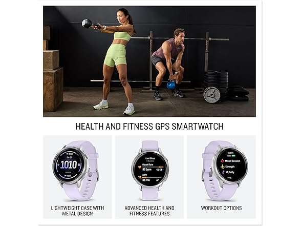 Garmin Venu 4 Smartwatch - Periwinkle