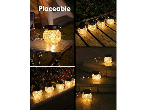 PARTPHONER Solar Lights Outdoor