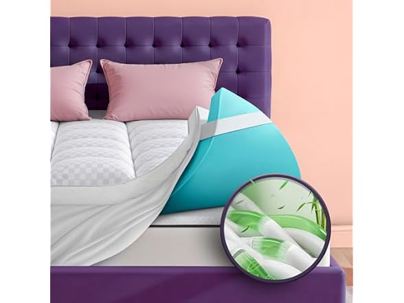 Biteany Memory Foam Mattress Topper