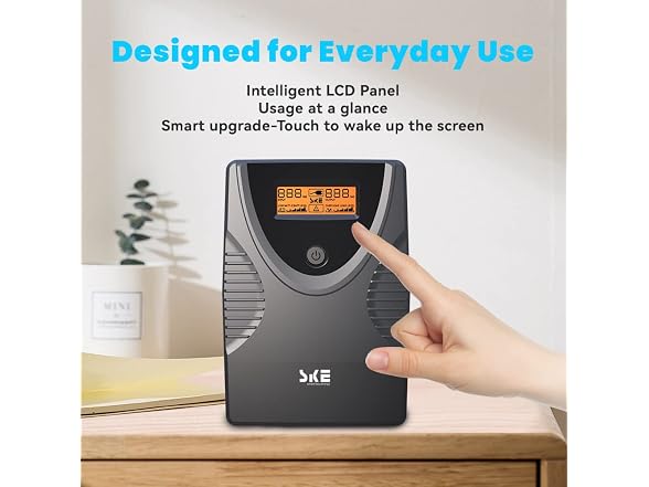 SKE UPS Battery Backup 625VA/360W