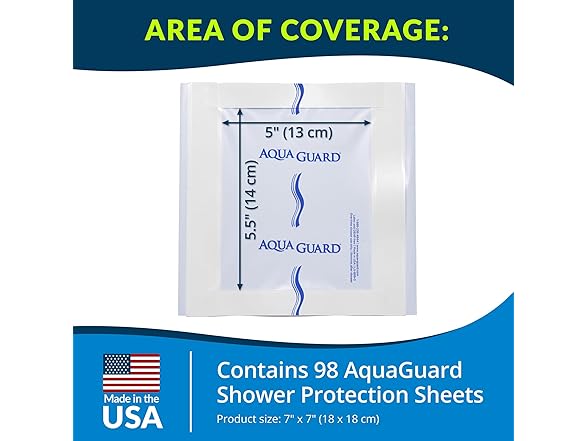 TIDI AquaGuard Sheet – 7” x 7”