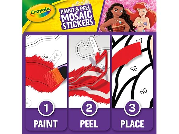 Crayola Peel & Paint Mosaic Stickers