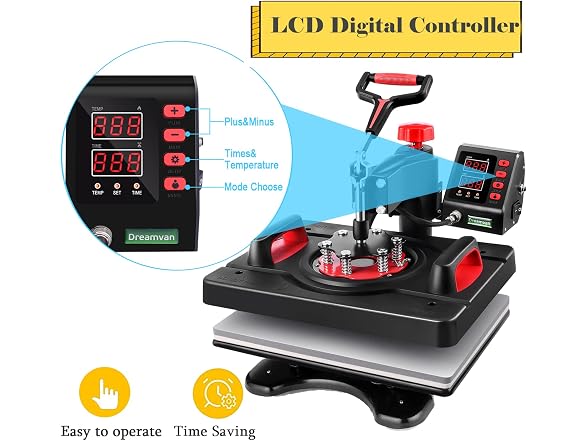 5 in 1 Heat Press Machine 12x15"