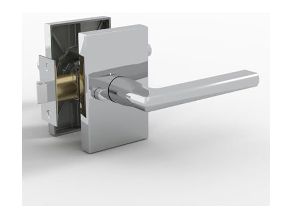 Polished Chrome Privacy