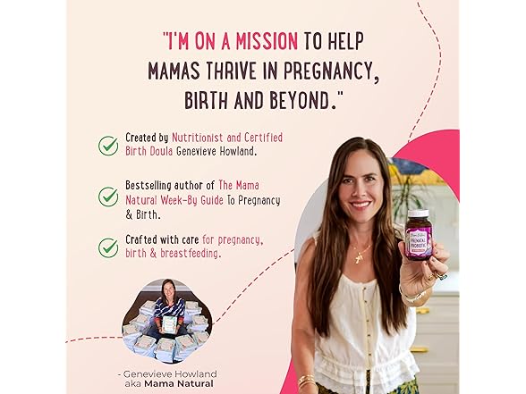 Mama Natural Prenatal Probiotics 25 Billion CFU