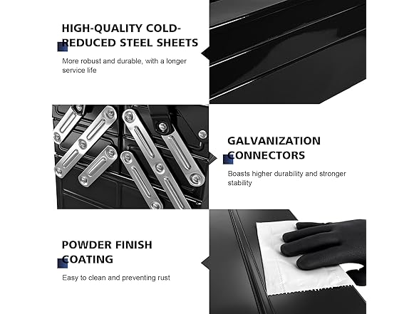 3-Tier 5 Tray Steel Tool Box