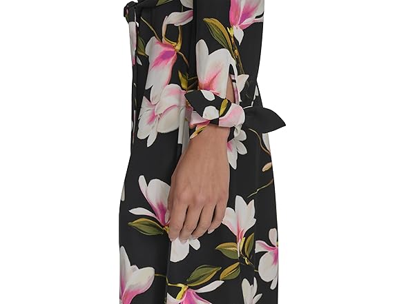 Halston Women's 3/4 Sleeve Mini Dress