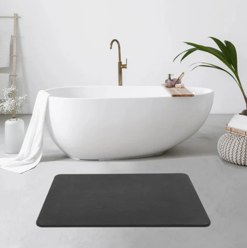 Diatomaceous Quick-Drying Stone Bath Mat - Gallery 10