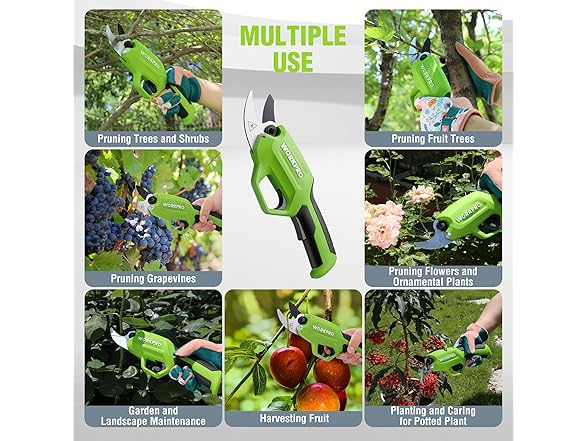 WORKPRO 7.2V Electric Pruning Shears