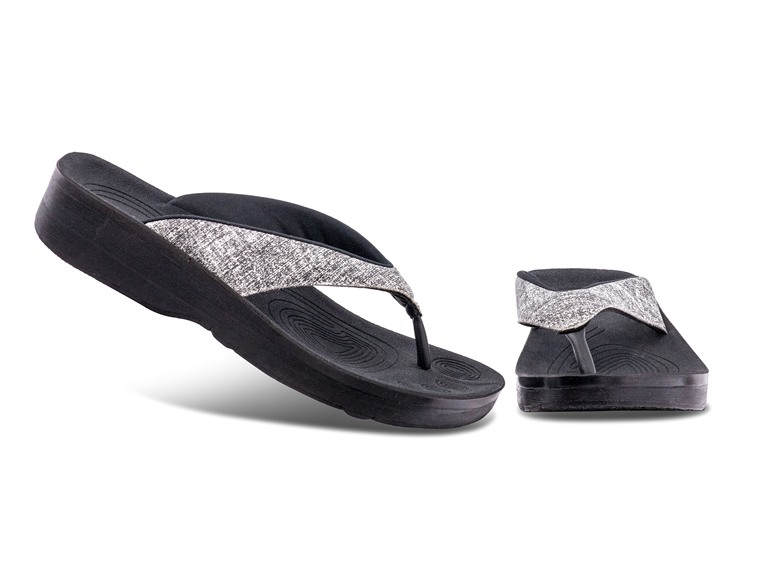 AEROTHOTIC Original Orthotic Comfort Thong Style Flip Flops Sandals for Women with Arch Support for Comfortable Walk