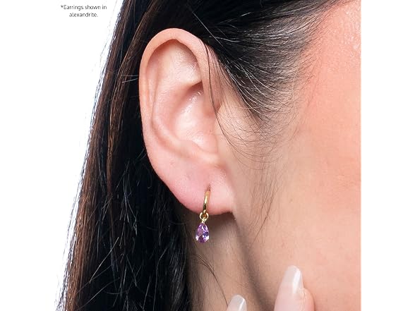 Amazon Essentials (OS) 14K Plated Pear Earrings