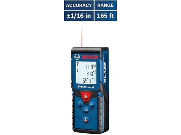 Bosch GLM165-40 Blaze™ Pro 165 Ft. Laser Measure