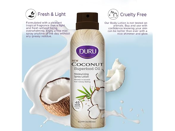 Duru Coconut Moisturizing Spray Lotion -