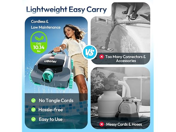 UBoter E10 Robotic Pool Cleaner