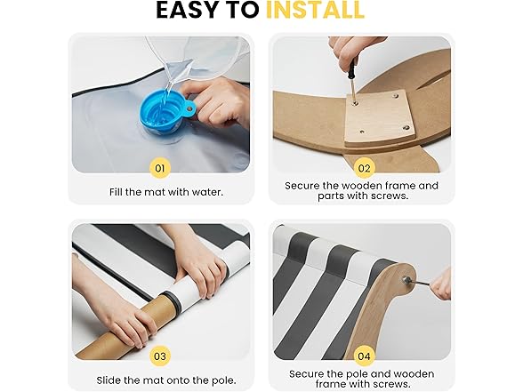 Cooling Cat Hammock Chair with Water Mat